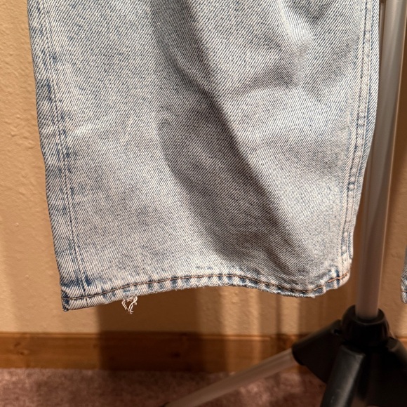 Good 90’s vintage inspired sz 16P Petite distressed relax fit straight jeans$159 - Picture 10 of 14